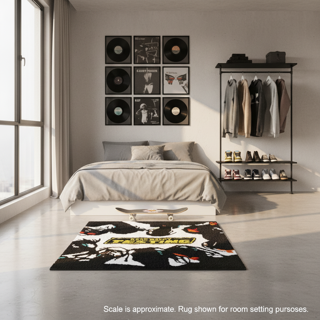 Asap Rocky Testing Rug