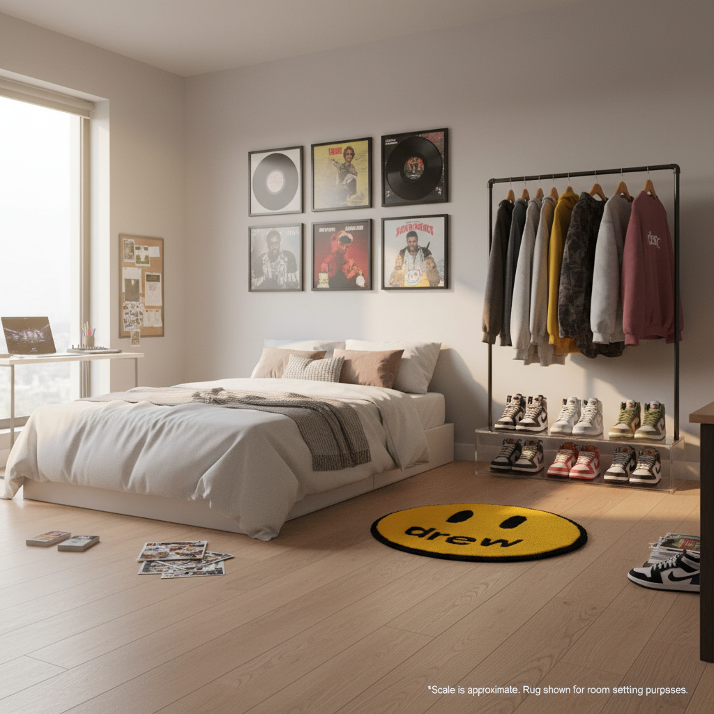 Justin Bieber 'Drew' Rug