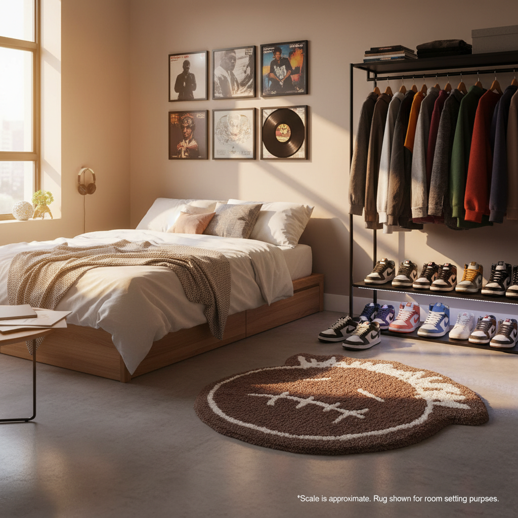 Cactus Jack Logo Rug