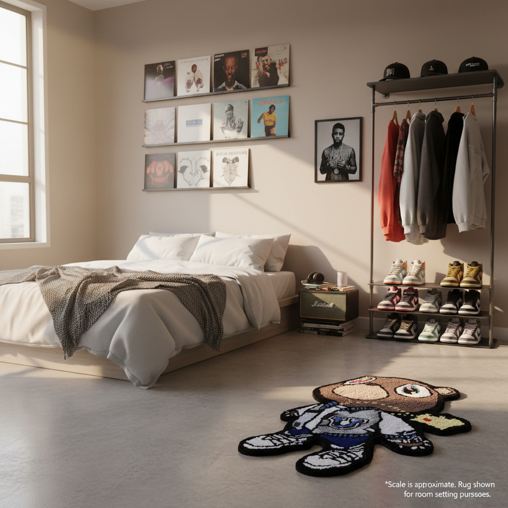Graduation Bear Rug