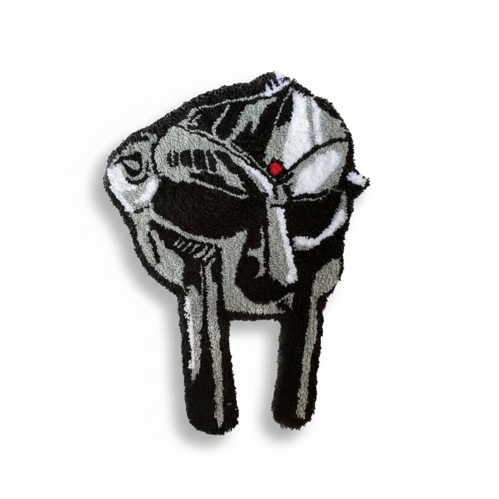 MF DOOM MASK RUG
