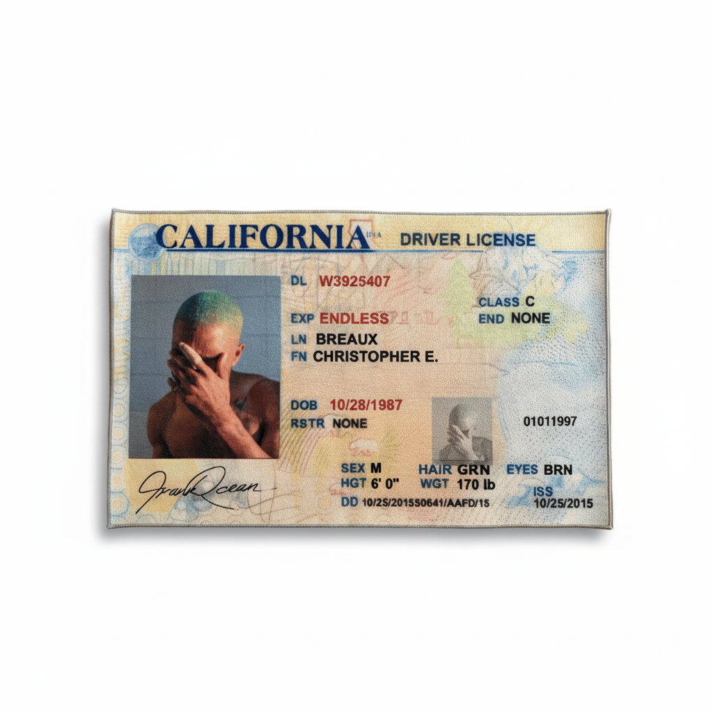 Limited Edition Frank Ocean License Rug