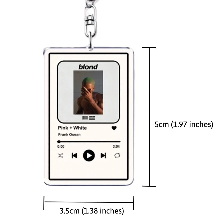 Customized Song Keychain