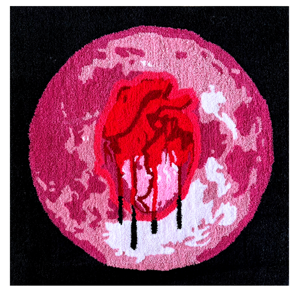 Chris Brown Heartbreak on a Full Moon Rug