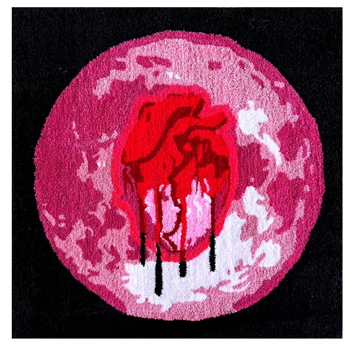 Chris Brown Heartbreak on a Full Moon Rug