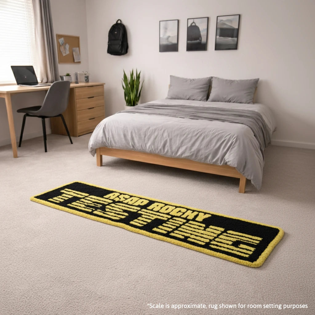 Asap Rocky Testing Rug