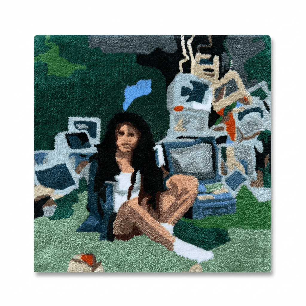 SZA ctrl rug - Lyxoraa