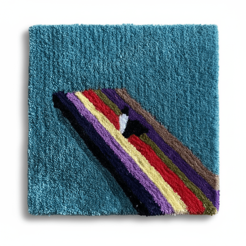 The Melodic Blue Rug - Lyxoraa